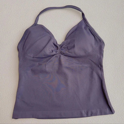 Gym Built-in Bra Tops
